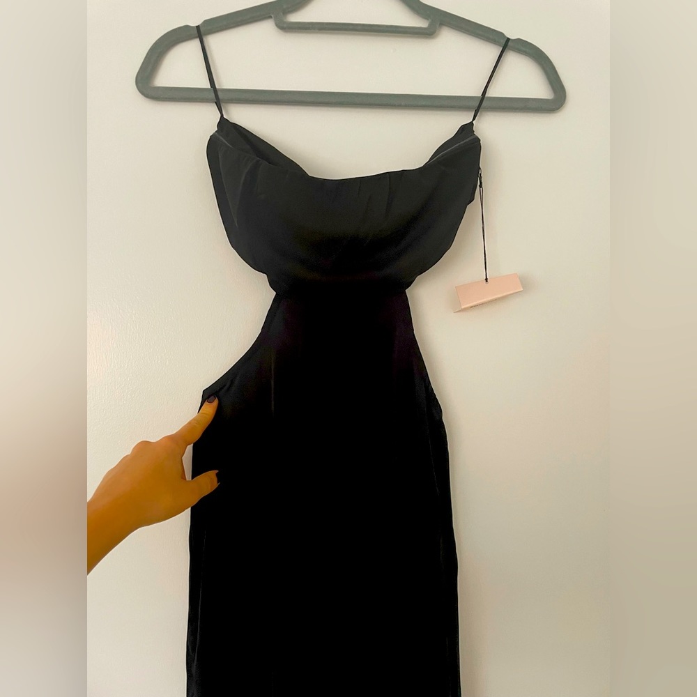 Black superdown (revolve brand) maxi dress with cut outs
